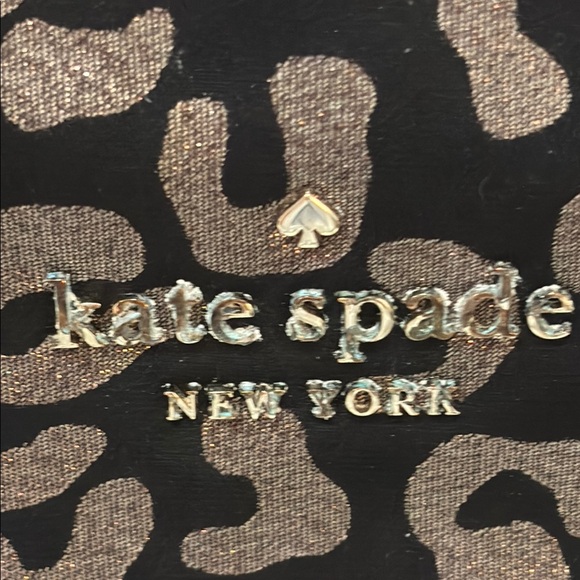 Kate Spade Leopard Print Backpack - Black and Gold - Picture 6 of 12
